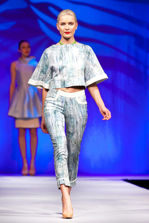 KYMAIA top by French Fashion Designer Kabira Allain. #WearingIrish #ShopinIreland #IrishDesign