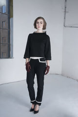 KYMAIA Trousers by French Fashion Designer Kabira Allain. #WearingIrish #ShopiInIreland #IrishDesign
